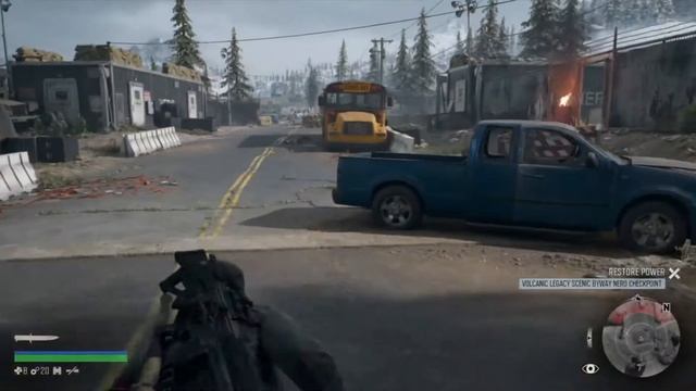 Volcanic Legacy Scenic Byway NERO Checkpoint, Crater Lake | Fuel & Speakers Location | Days Gone