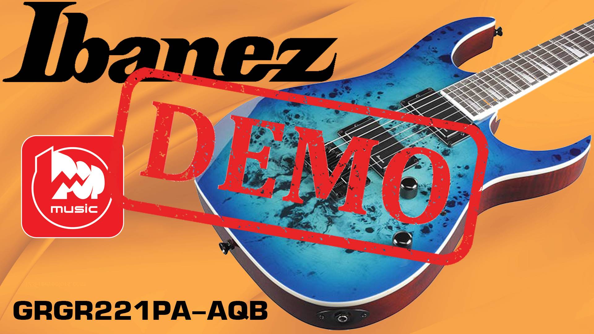 Электрогитара IBANEZ GRGR221PA-AQB - демонстрация звучания смотреть онлайн