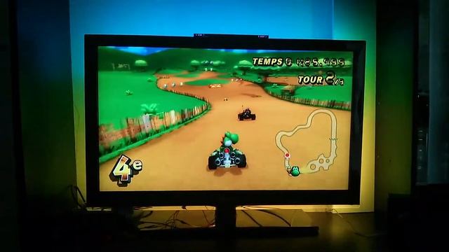 Ambilight Mario kart Wii смотреть онлайн