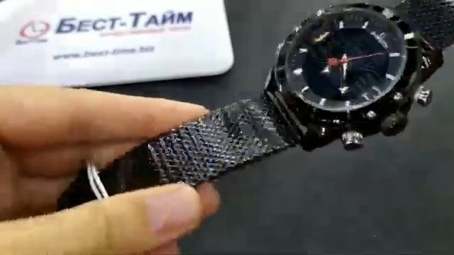 Мужские спортивные часы Naviforce Tesla Black смотреть онлайн