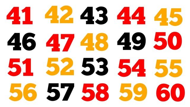 Numbers songs from 41 - 60 | Kiddo PlayDome TV смотреть онлайн