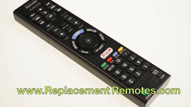 SONY RMTTX102U TV Remote Control - www.ReplacementRemotes.com смотреть онлайн