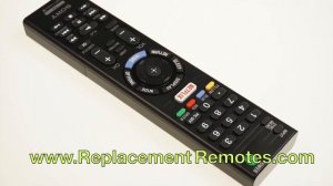 SONY RMTTX102U TV Remote Control - www.ReplacementRemotes.com