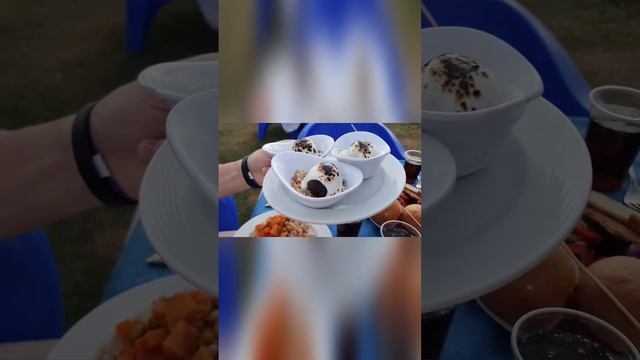 Обзор еды Gafy Resort Aqua Park #food #asmr #shortvideo #обзор #отдых #лето #топ