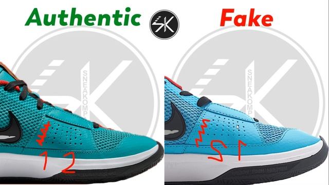 NIKE JA 1 Scratch REAL vs FAKE смотреть онлайн