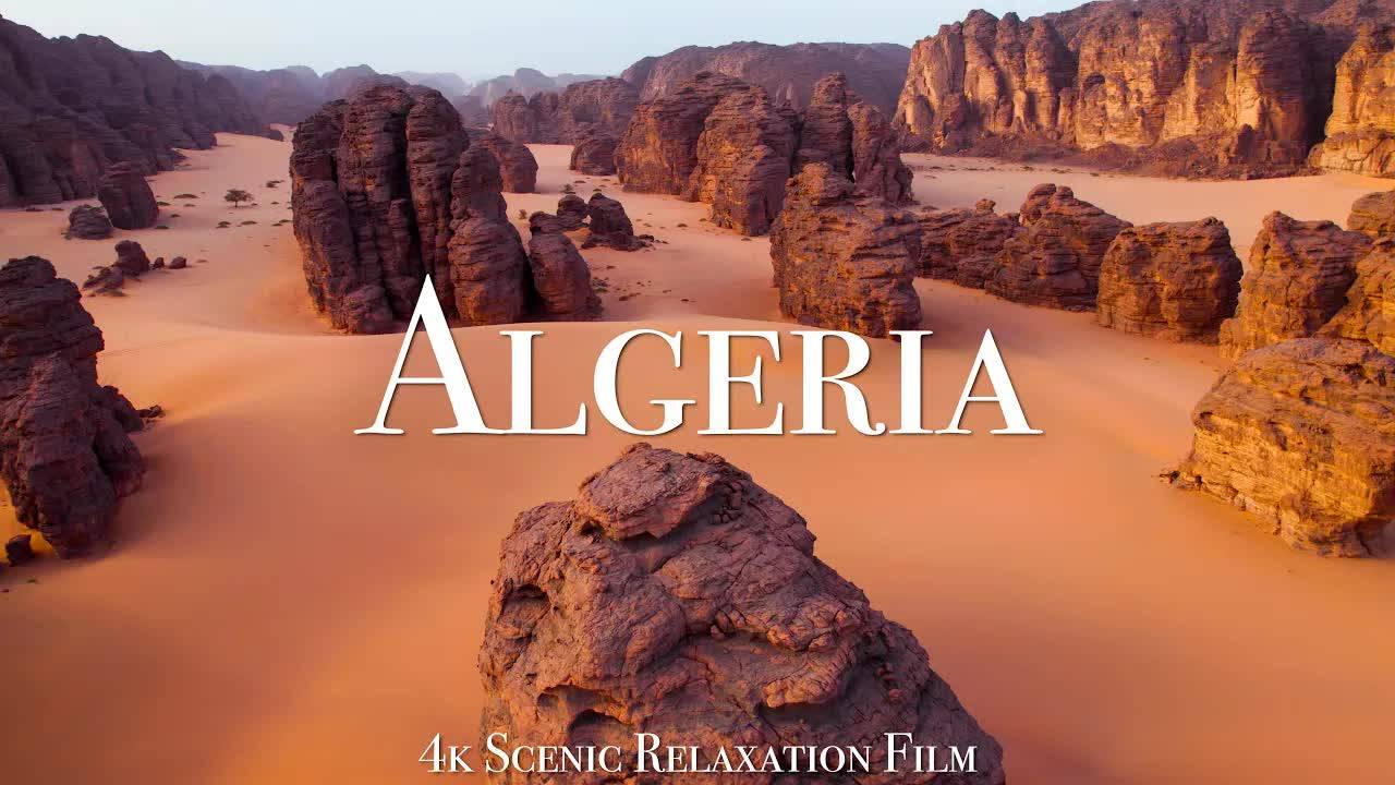 Algeria 4K - Scenic Relaxation Film With Calming Music смотреть онлайн