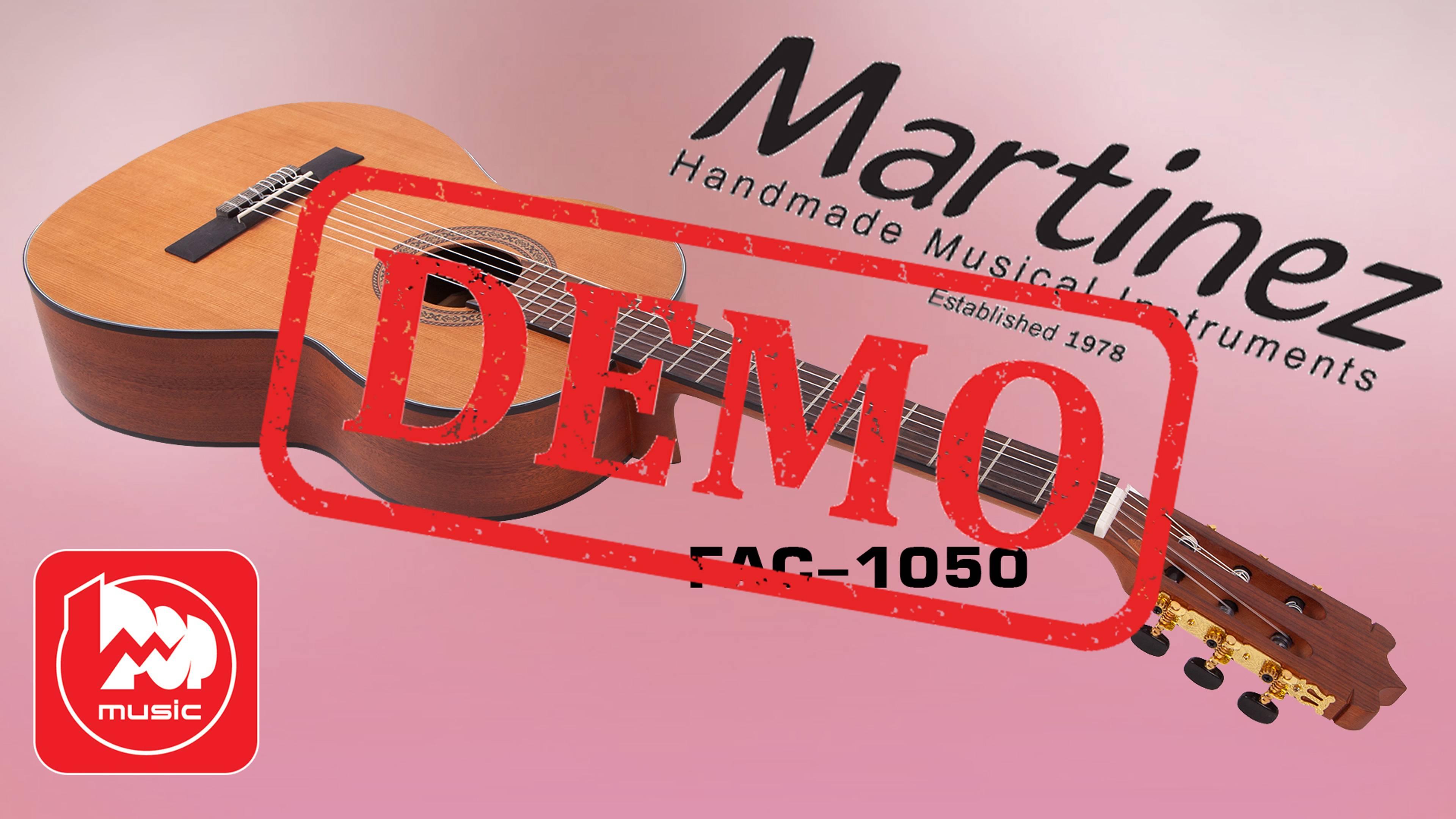 Классическая гитара MARTINEZ FAC-1050 - демонстрация звучания смотреть онлайн