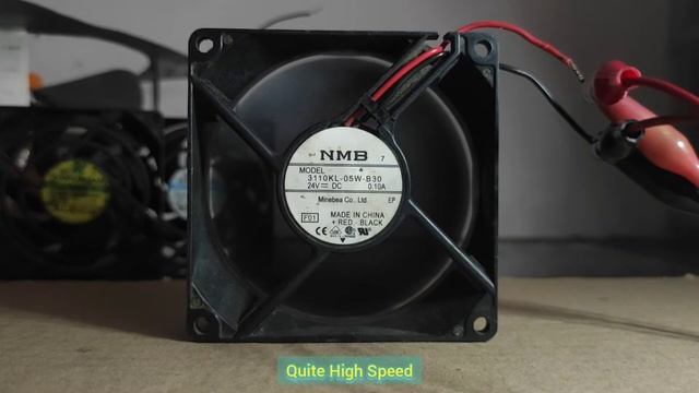 NMB Fan 3110KL-05W-B30 24V 0.10A 2150-2700rpm 2wire 8025 Ball Bearing Minebea.Co.Ltd Made In China смотреть онлайн