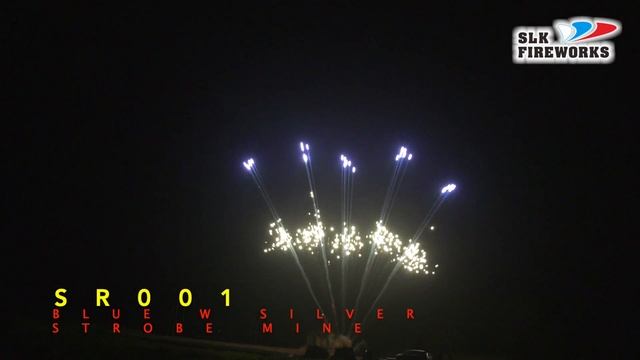 SR001 Blue w silver strobe mine (1.2"x5) смотреть онлайн