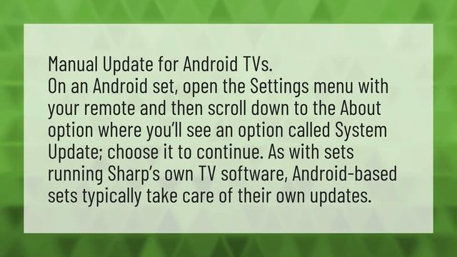 How do I update my Sharp Aquos Smart TV? смотреть онлайн