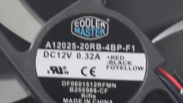 A12025-20RB-4BP-F1 12V 0.32A 4wires Cooling Fan