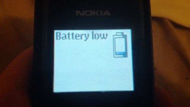 Nokia 1208 battery low смотреть онлайн