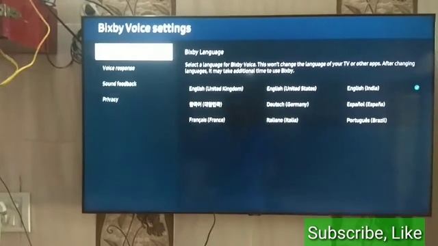 How To Setup Voice Assistant In Samsung's TV Bixby | Bixby Setting In Samsung Smart TV  | TU Series