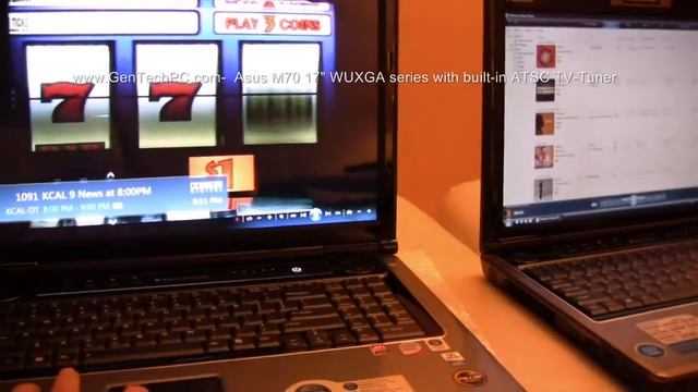 Asus M70 series 17" WUXGA with built-in ATSC TV Tuner (720p video) смотреть онлайн