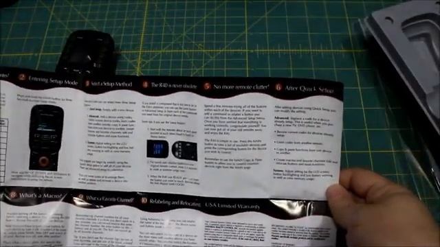 URC R40 Programmable Remote Controller Unbox смотреть онлайн