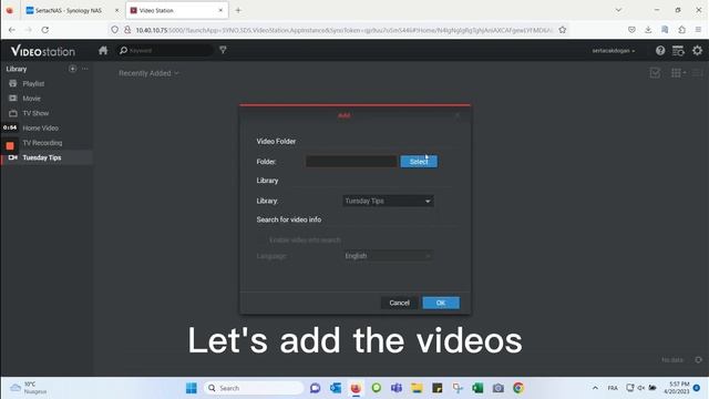 [Tutoriel] Tuesday Tips - Comment utiliser Video Station смотреть онлайн