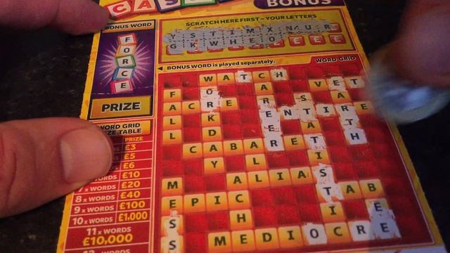 National Lottery £5 worth of scratch cards - £3 Cashword & £2 Lucky Stars смотреть онлайн
