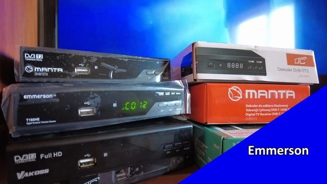 Test 1 recenzja czułości dekoderów DVB-T2 HEVC H.265 który najlepszy? Emmerson Manta LTC Vakoss смотреть онлайн