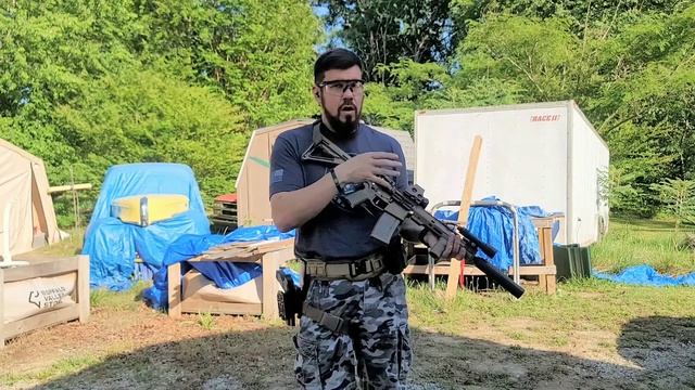 10.5 AR-15 Cerakoted and Suppressed..sorry for the lighting. Arma-spec Carbine buffer function test смотреть онлайн
