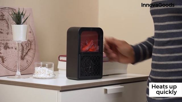 InnovaGoods Flame Effect Heater смотреть онлайн