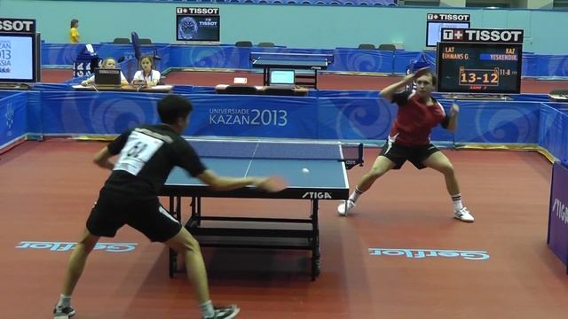 12.07.2013 Table tennis Настольный теннис 01418 смотреть онлайн
