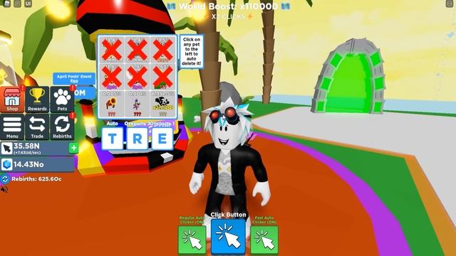 EVENT ДЕНЬ ДУРАКА! АПРЕЛЬСКИЙ ИВЕНТ В СИМУЛЯТОРЕ КЛИКА! ROBLOX Clicker Simulator смотреть онлайн