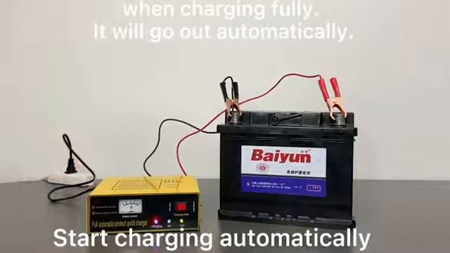 Cargador De Batería De Auto 220v 6v-12v 80 AH смотреть онлайн