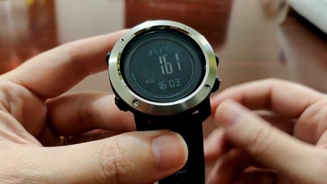 Relógio Skmei 1418/1427 Pressão Temperatura e Altitude смотреть онлайн
