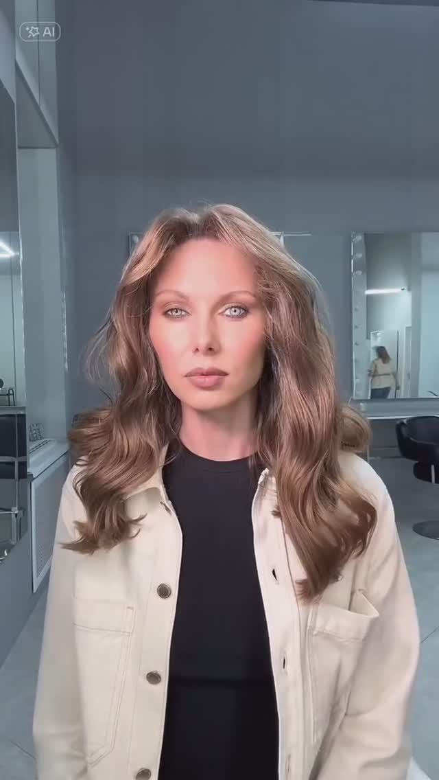 Простые и быстрые локоны с челкой #hairstyle #hairtok #hairtutorial #hair #beauty