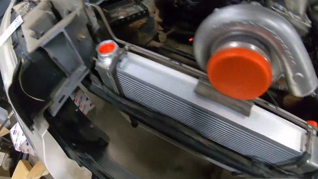 Turbo Town Car Radiator and Intercooler Support Fab