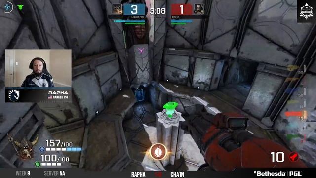 rapha vs cha1n - Quake Pro League - Week 9 смотреть онлайн