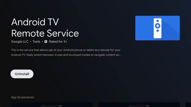 Uninstall latest update of Android TV Remote Service for fixing issue смотреть онлайн