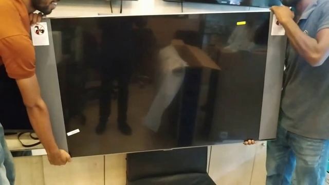 How To Unboxing Samsung Q75R 55" 4K UHD QLED TV Bangla 2019 смотреть онлайн
