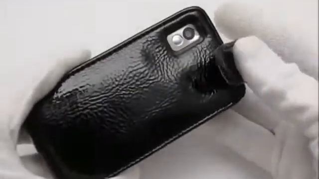 Leather case for Samsung S5230 FtB Black.avi смотреть онлайн