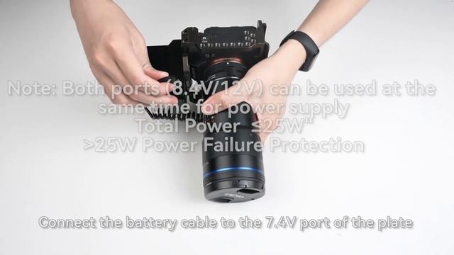 YC ONION | NP-F Battery Adapter Plate Instruction смотреть онлайн
