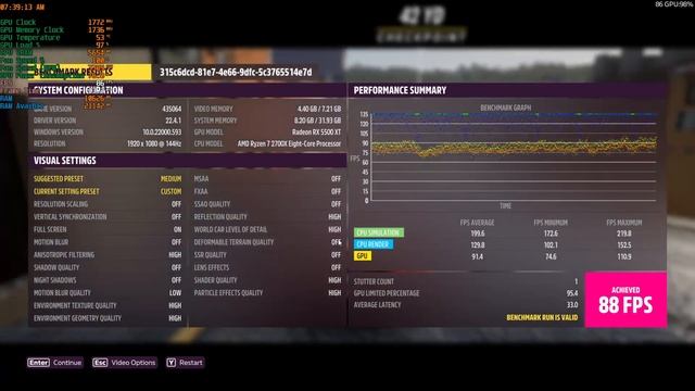 Forza Horizon 5 System Requirements, Preset game settings, Custom Preset game setting and benchmark смотреть онлайн