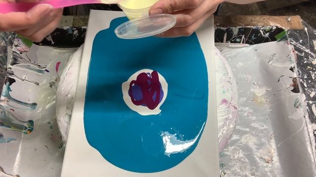 #94 Shimmery Spring Pink Bloom - Colorful Background Swipe | Acrylic Pour Painting | Fluid Art смотреть онлайн