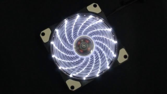 Fan 12cm Led OEM with 15 White Red смотреть онлайн