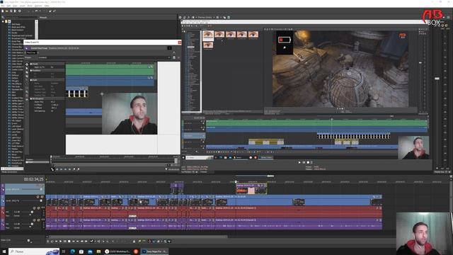 Sony Vegas Pro Убираем два варианта задних фонов смотреть онлайн