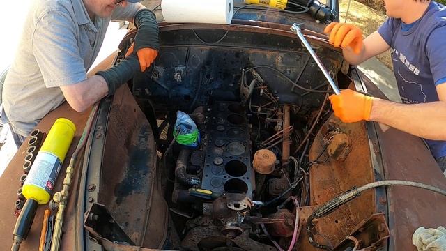 1948 DeSoto Coupe: Cylinder Head removal and broken head bolt extraction; I wasn't asking смотреть онлайн