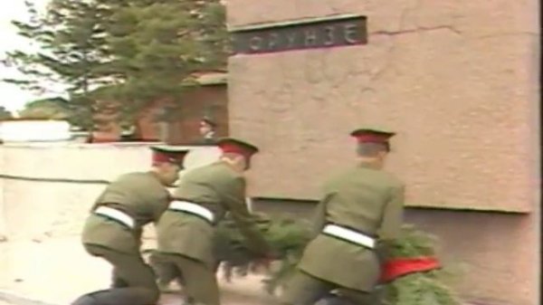 Присяга в Омском ВОКУ, сентябрь 1993 года