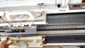 Промышленная резинка 2*2/1 на машине Бразер.