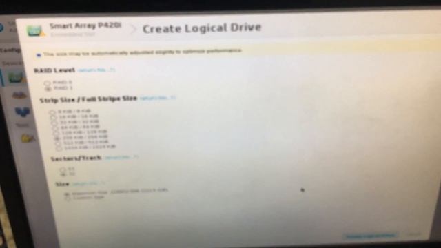 HP Smart Array P420i Controller - RAID1 Configuration смотреть онлайн