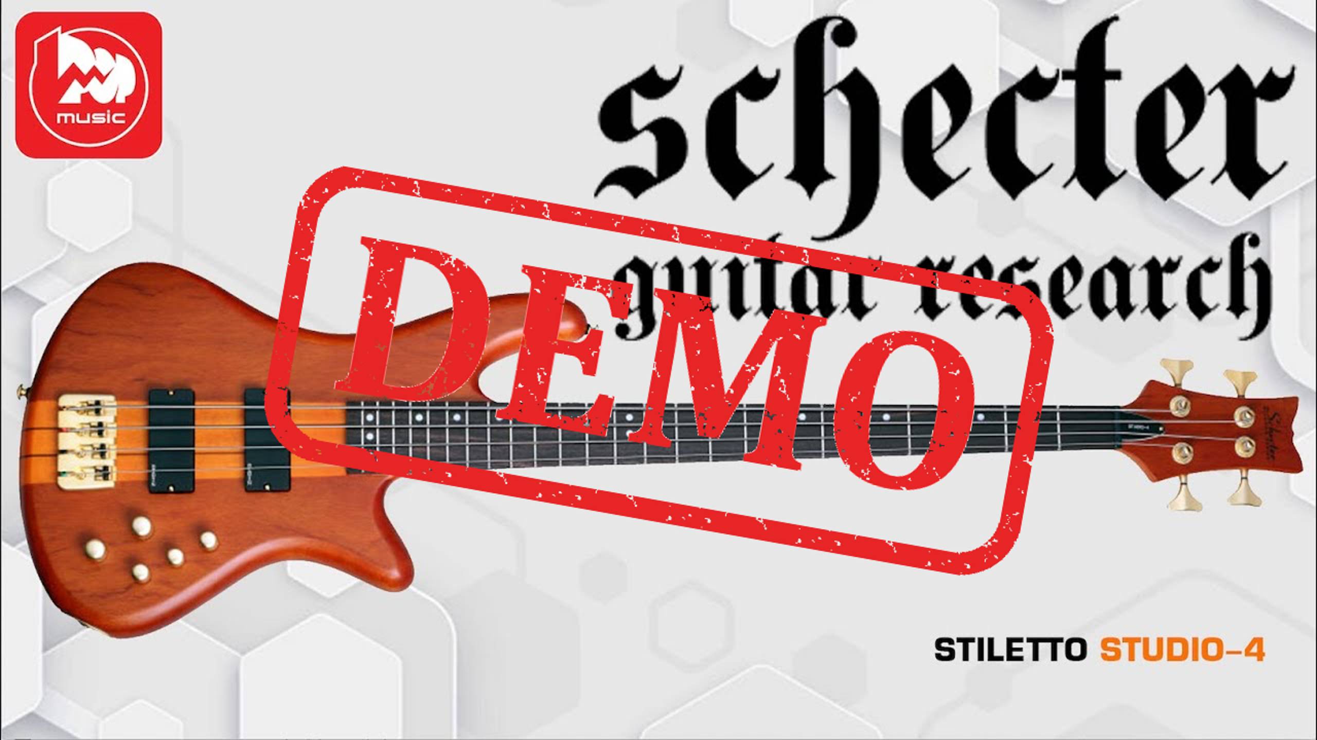 Бас-гитара SCHECTER STILETTO STUDIO-4 HSN - демонстрация звучания смотреть онлайн