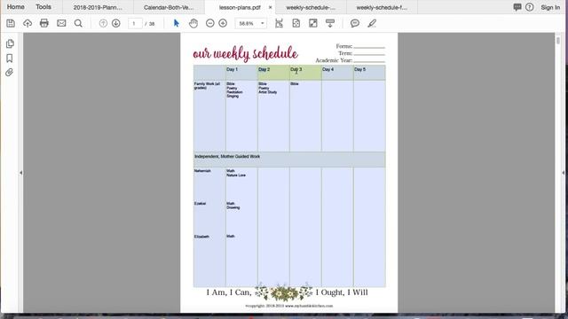 Charlotte Mason Homeschool Planner, 2018-2019 Academic Year смотреть онлайн
