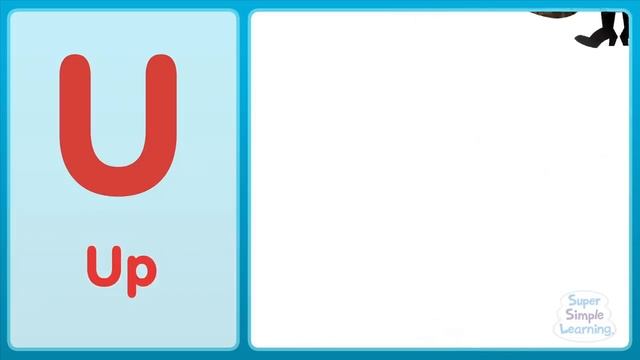 Английские буквы_звуки_The U Song (Uppercase) _ Alphabet Song _ Super Simple ABCs смотреть онлайн