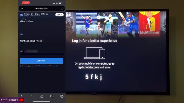 How to Activate Hotstar on Smart TV in Hindi (2022) | Amit Thinks смотреть онлайн