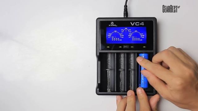 XTAR VC4 Universal Li - ion Battery Charger - Gearbest.com смотреть онлайн