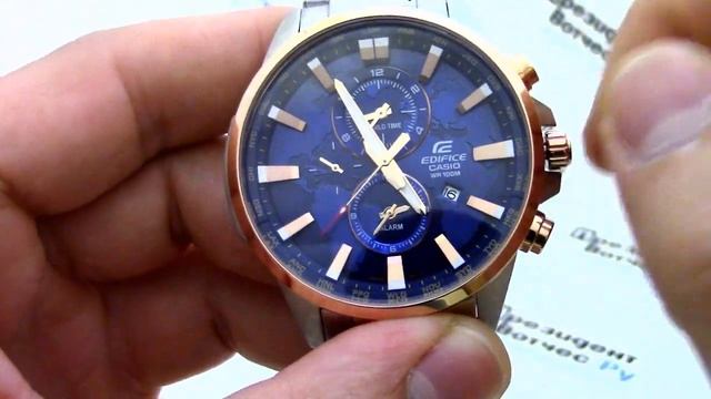 Часы Casio EDIFICE EFR-303PG-2A - видео обзор от PresidentWatches.Ru