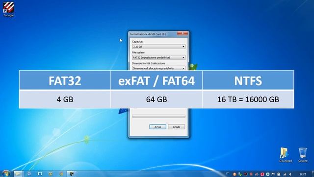 7°- Formattare una chiavetta (FAT32, NTFS e exFAT) смотреть онлайн